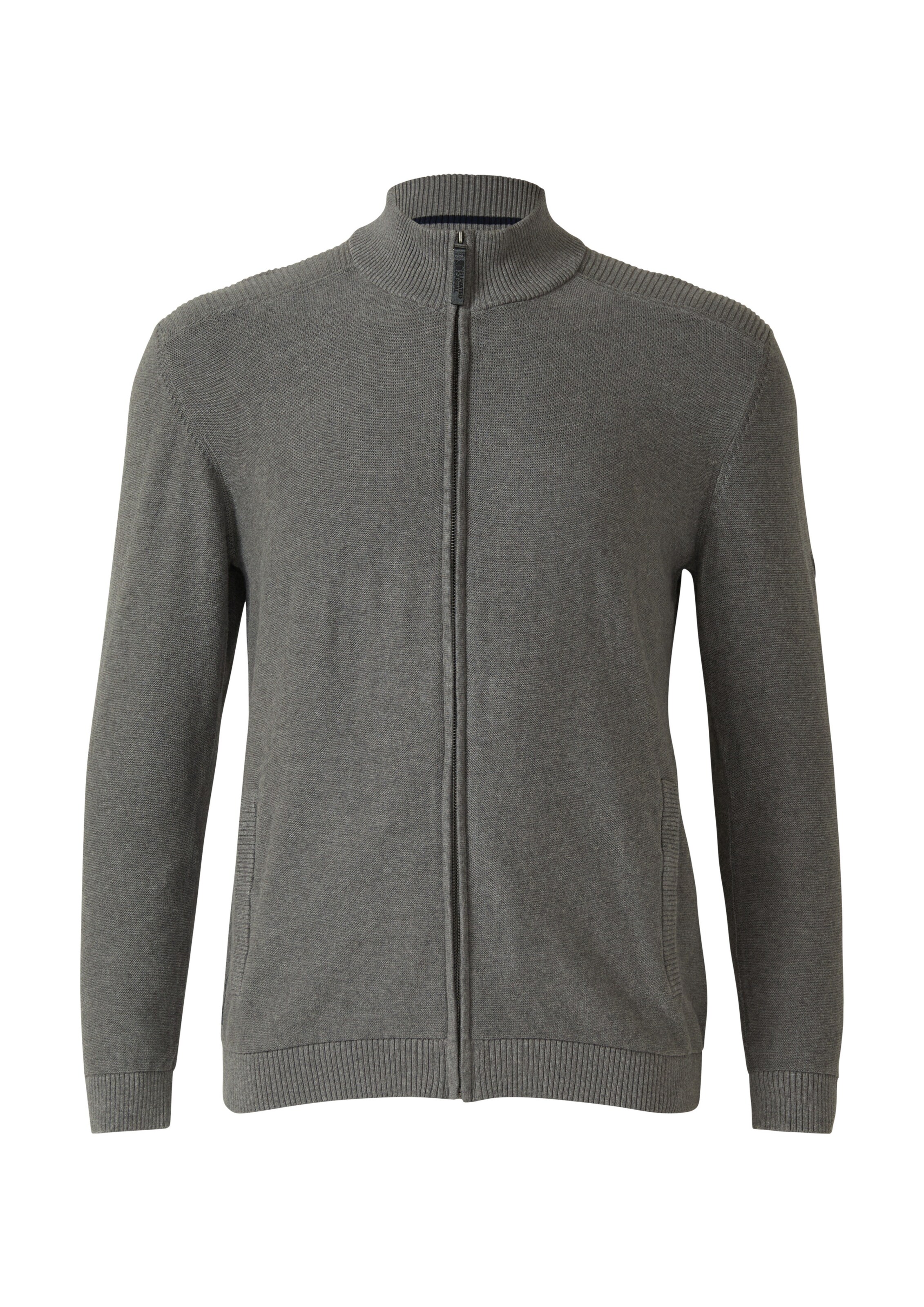 s.Oliver Strickjacke in Grau: Vorderseite