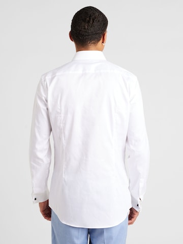 BOSS Black - Slim Fit Camisa 'HANK' em branco