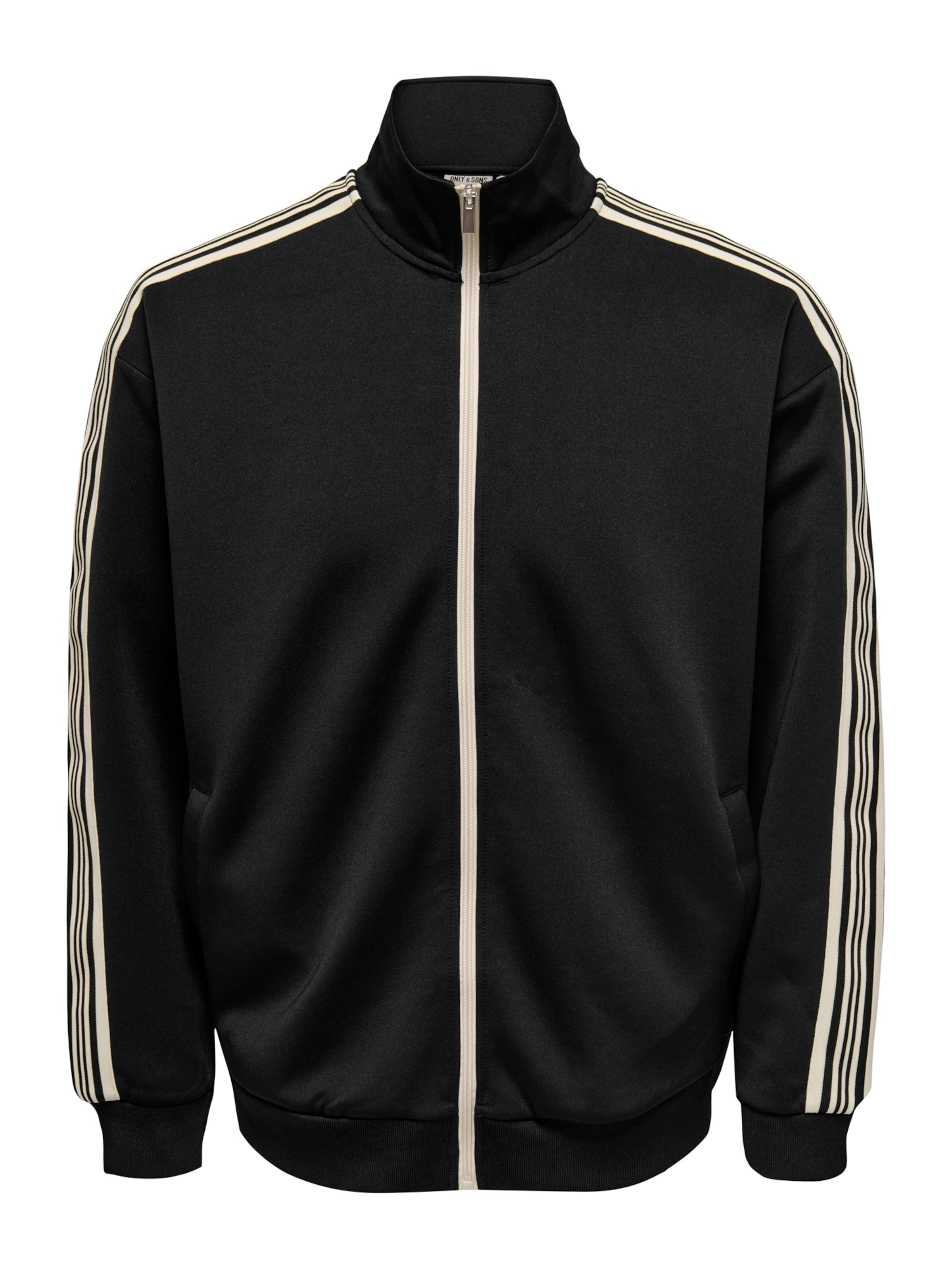 Only & Sons Zip-Up Hoodie 'ONSRIBER' in Blue: front