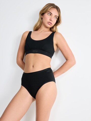 SLOGGI Slip ' GO Daily Cotton Midi ' in Zwart