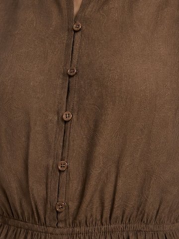 Camicia da donna di MixRay in marrone
