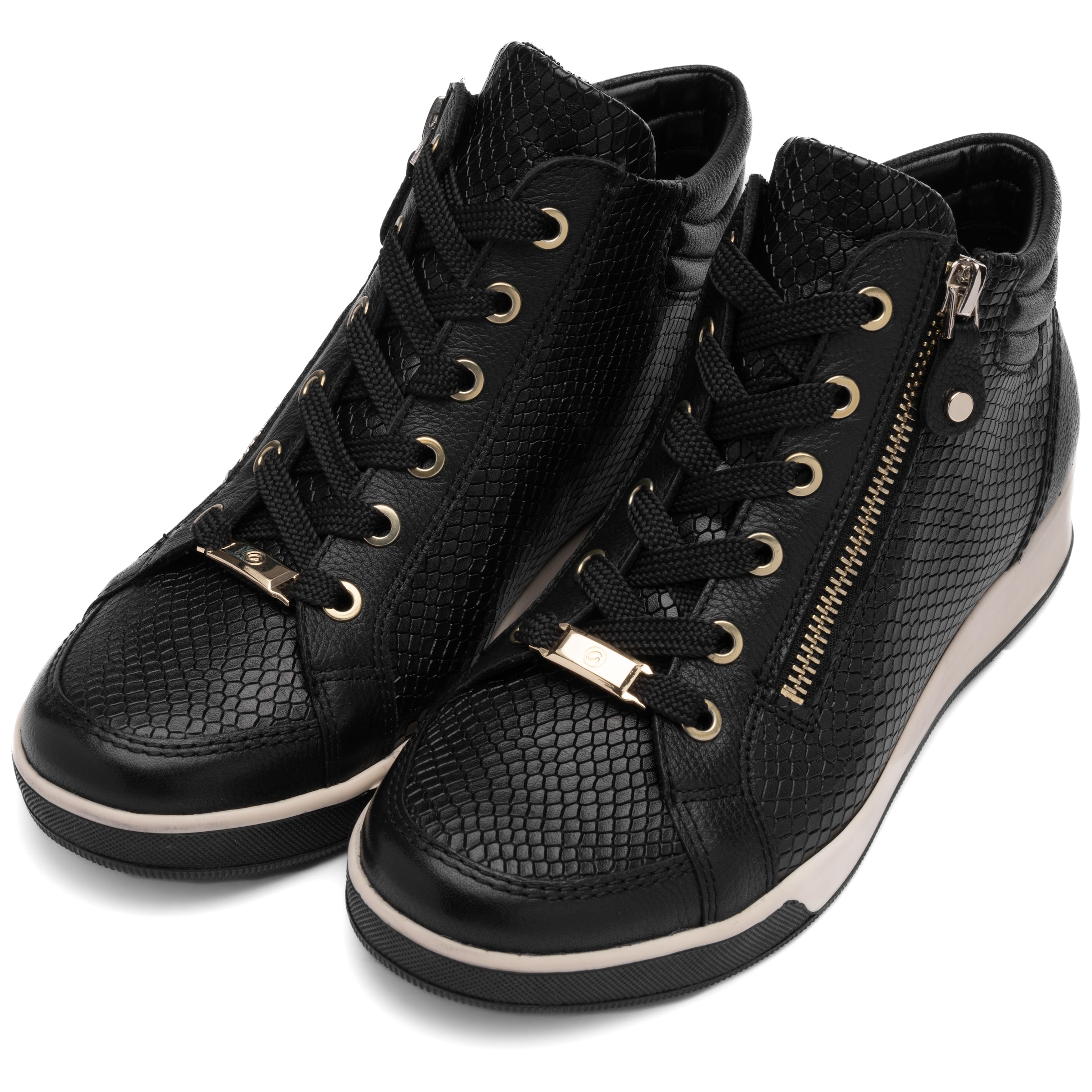 ARA High-Top Sneakers in Black