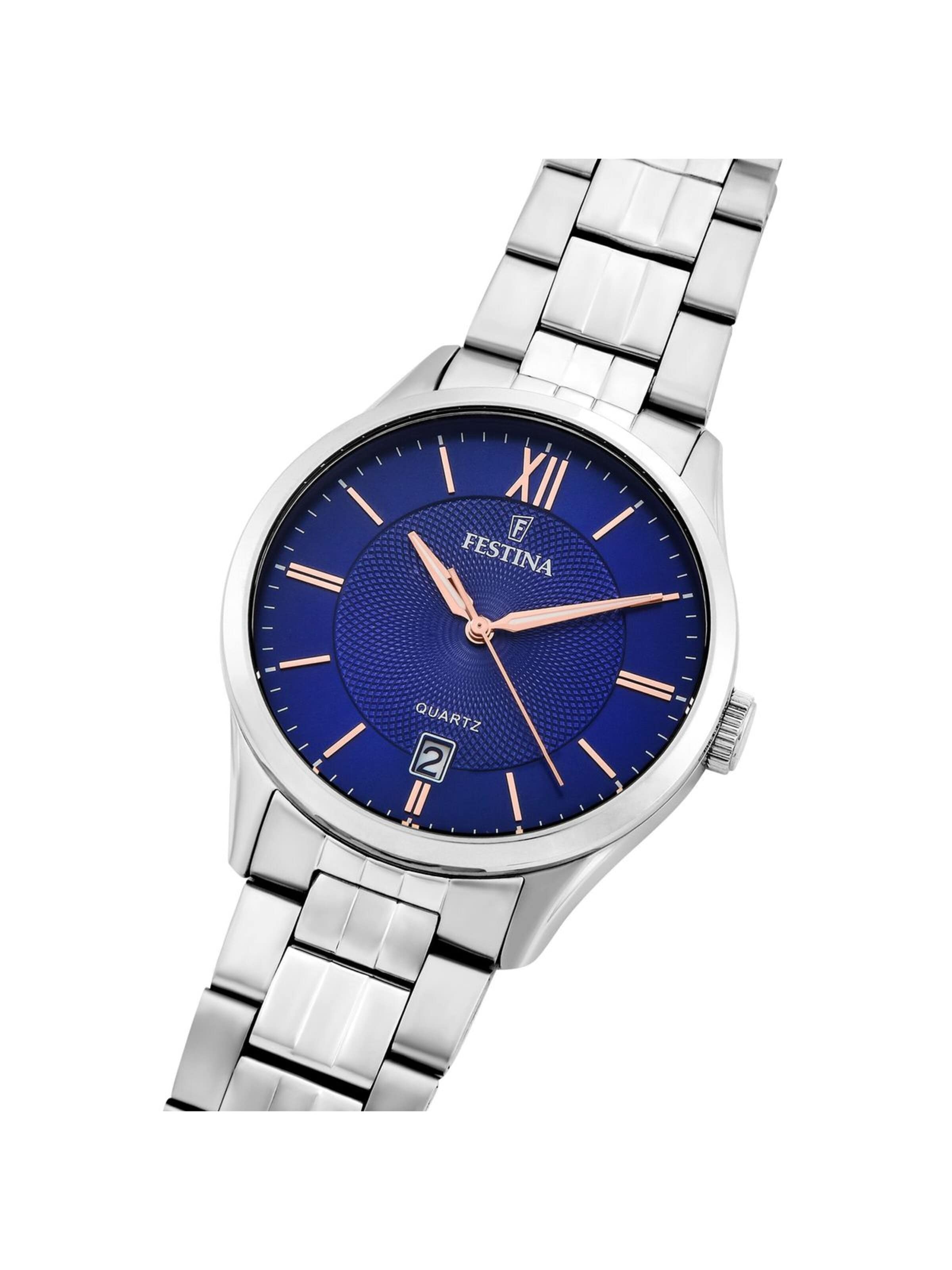 Montre à affichage analogique FESTINA en bleu