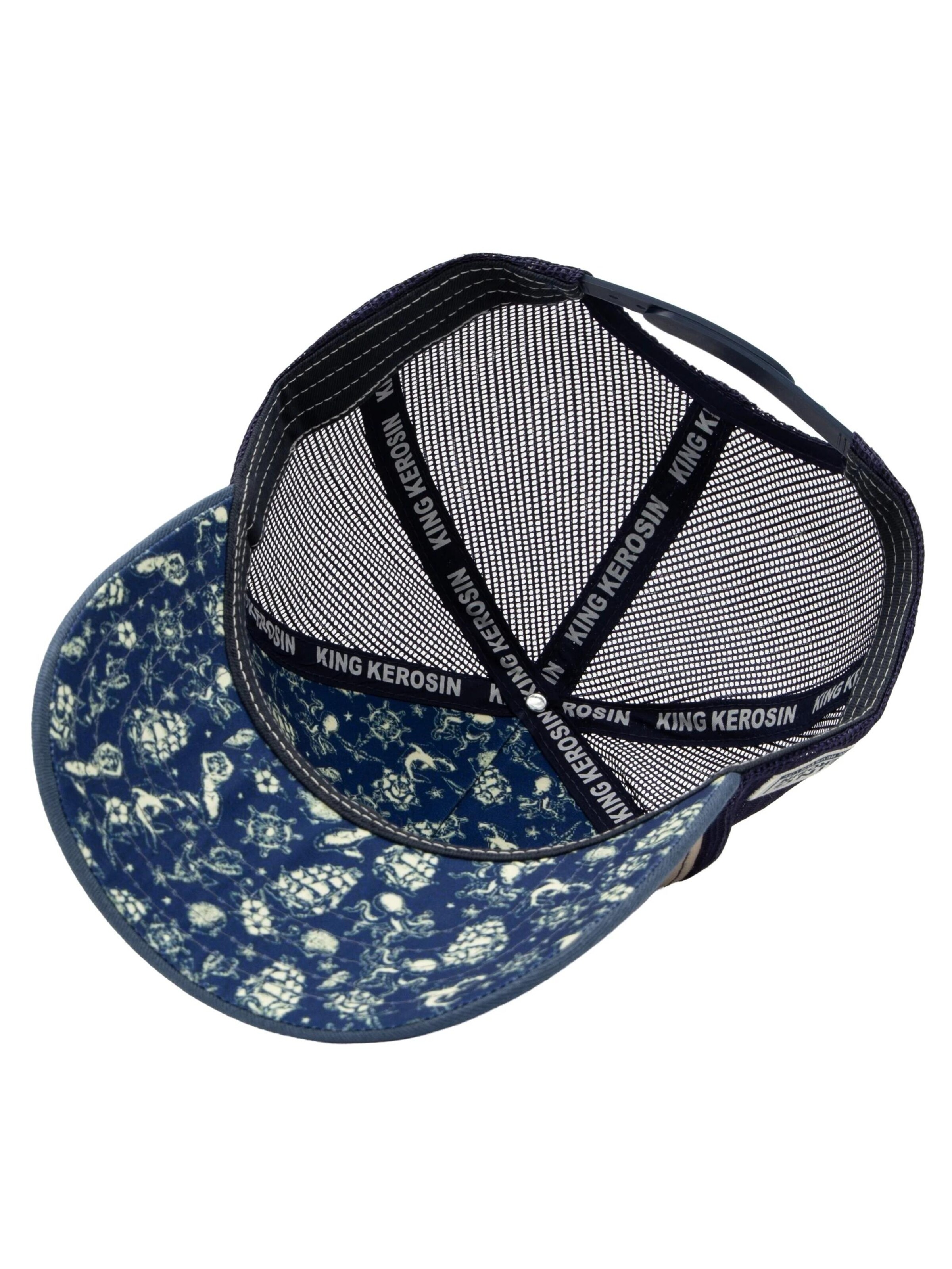 King Kerosin Cap 'Sink or Swim' in Blue