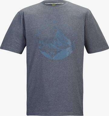 KILLTEC Performance Shirt in Blue: front