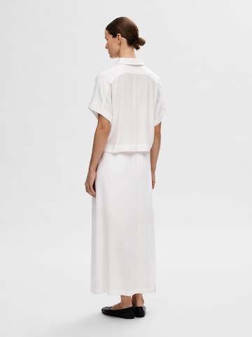 SELECTED FEMME - Blusa 'Viva' em branco