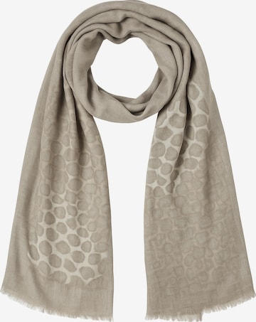 COLLEZIONE ALESSANDRO Schal 'Leos Traum' in Grau: Vorderseite