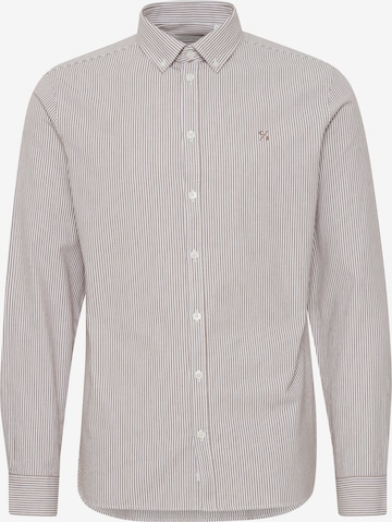 Casual Friday Regular fit Button Up Shirt 'Anton' in Beige: front