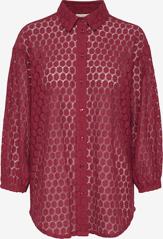 Camicia da donna 'KA Loren' di Kaffe in rosso: frontale