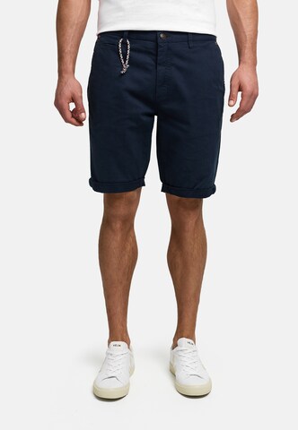 INDICODE JEANS Regular Chino 'Canvo' in Blauw