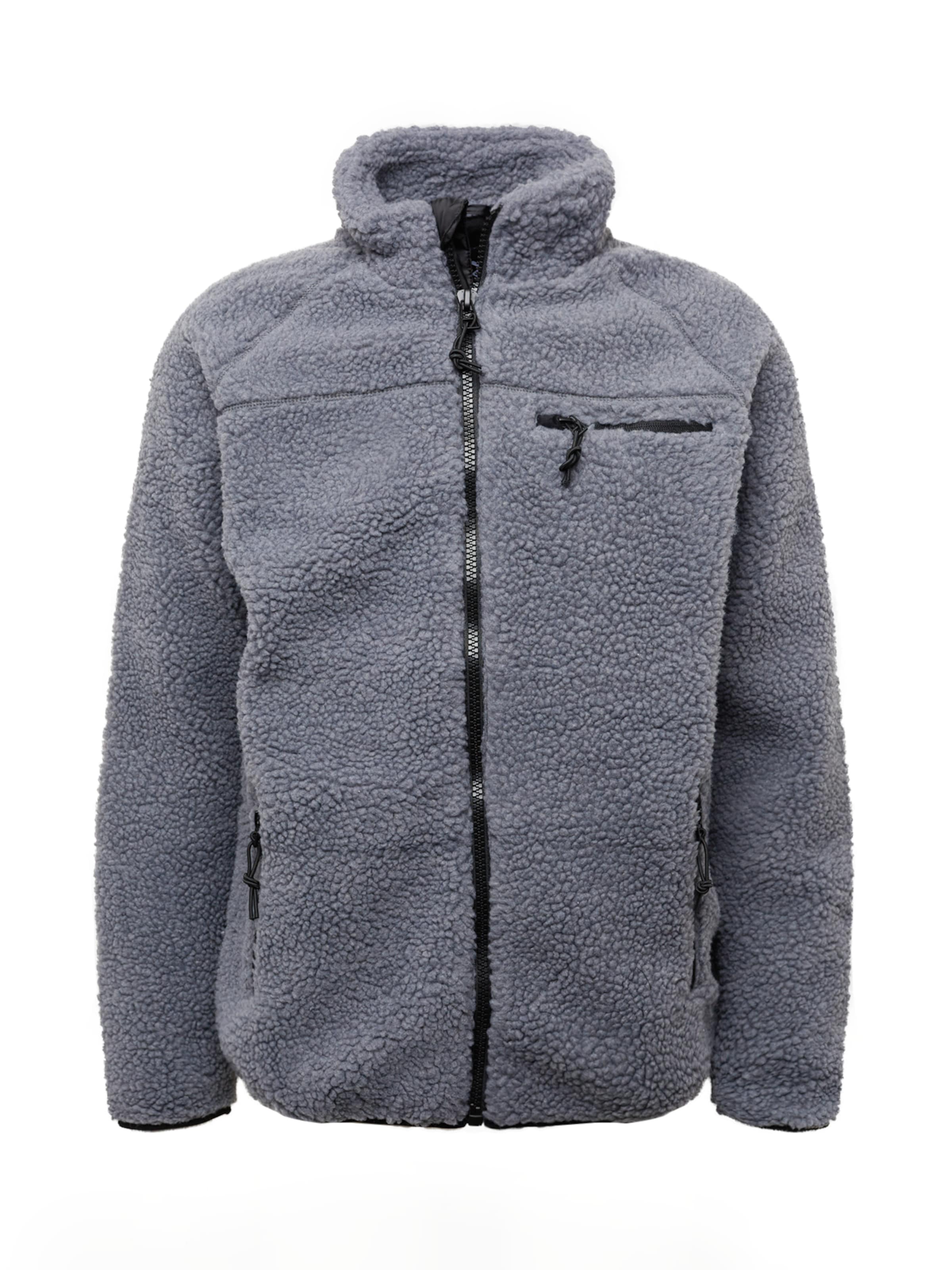 Brandit Fleece jacket in Grey: front