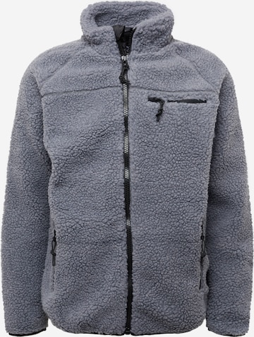 Brandit - Chaqueta polar en gris: frente