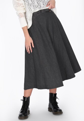 DreiMaster Vintage Skirt in Grey: front