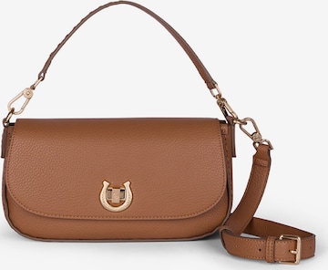 Sac bandoulière U.S. POLO ASSN. en marron : devant