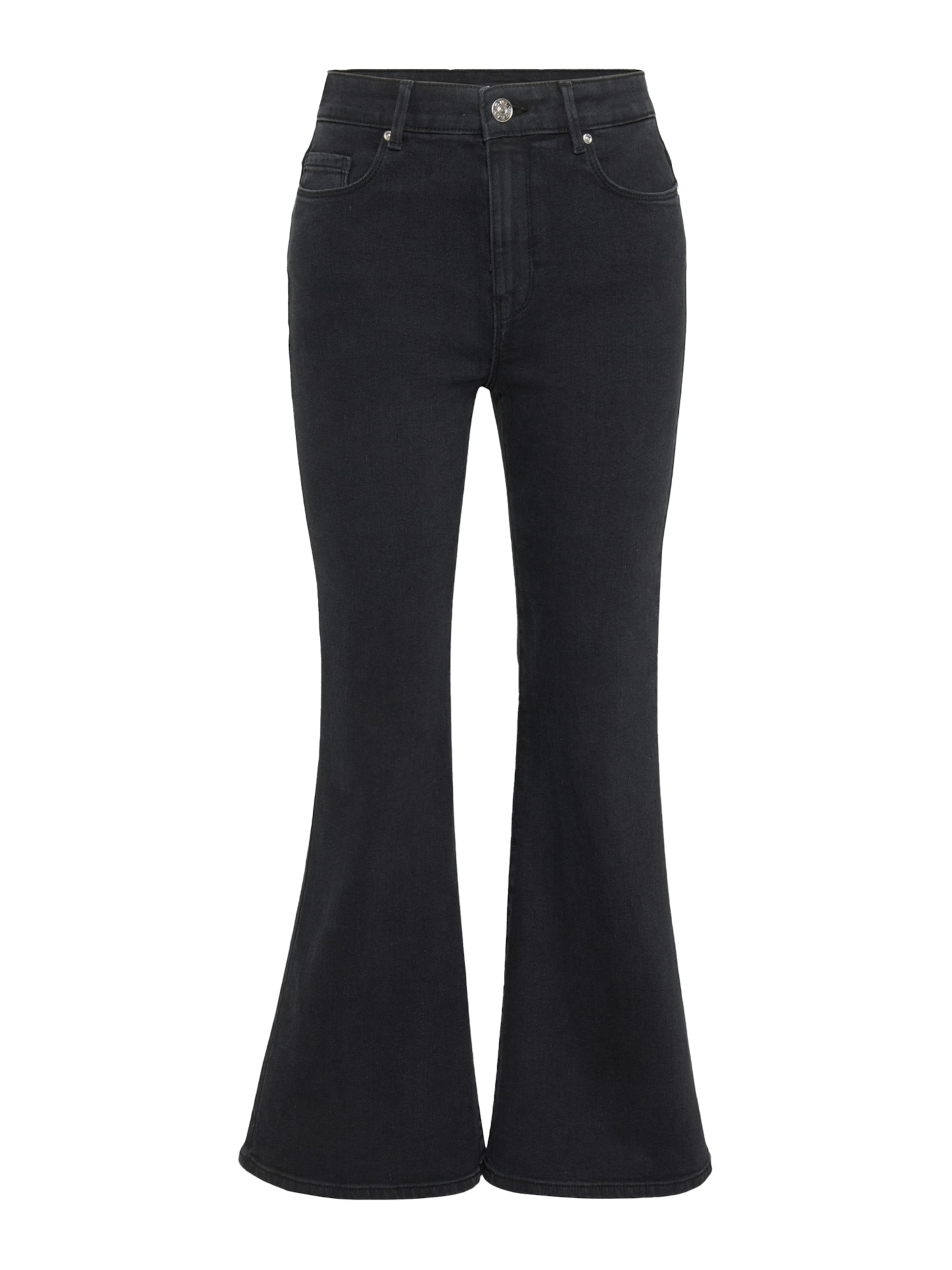 Only Petite Flared Jeans 'HENNI' in Black: front