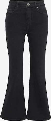 Only Petite Flared Jeans 'HENNI' in Zwart: voorkant