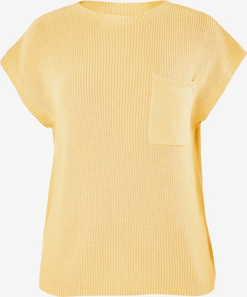 Pulover de la Imily Bela pe galben: față