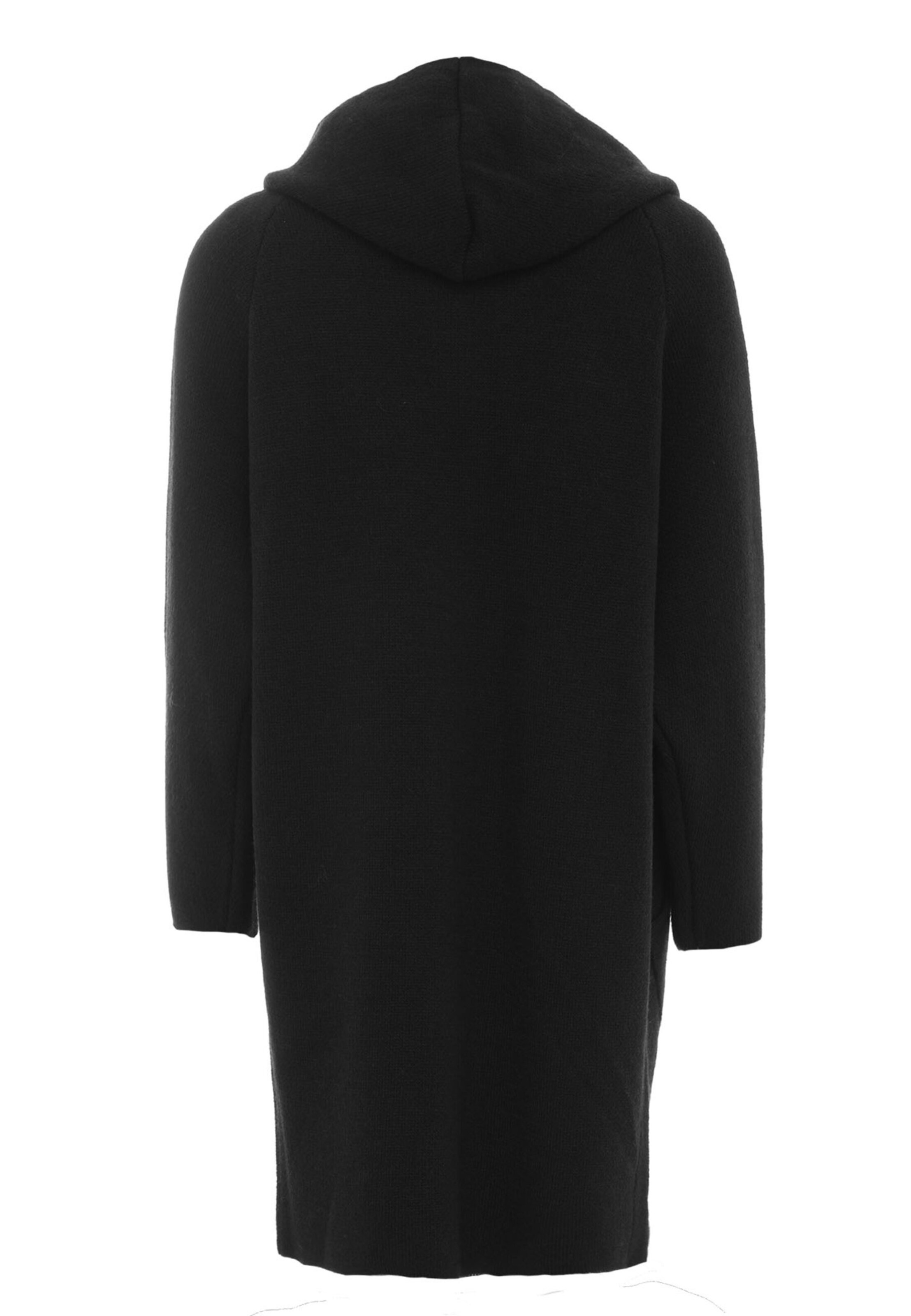 Zwillingsherz Fleece Jacket in Black