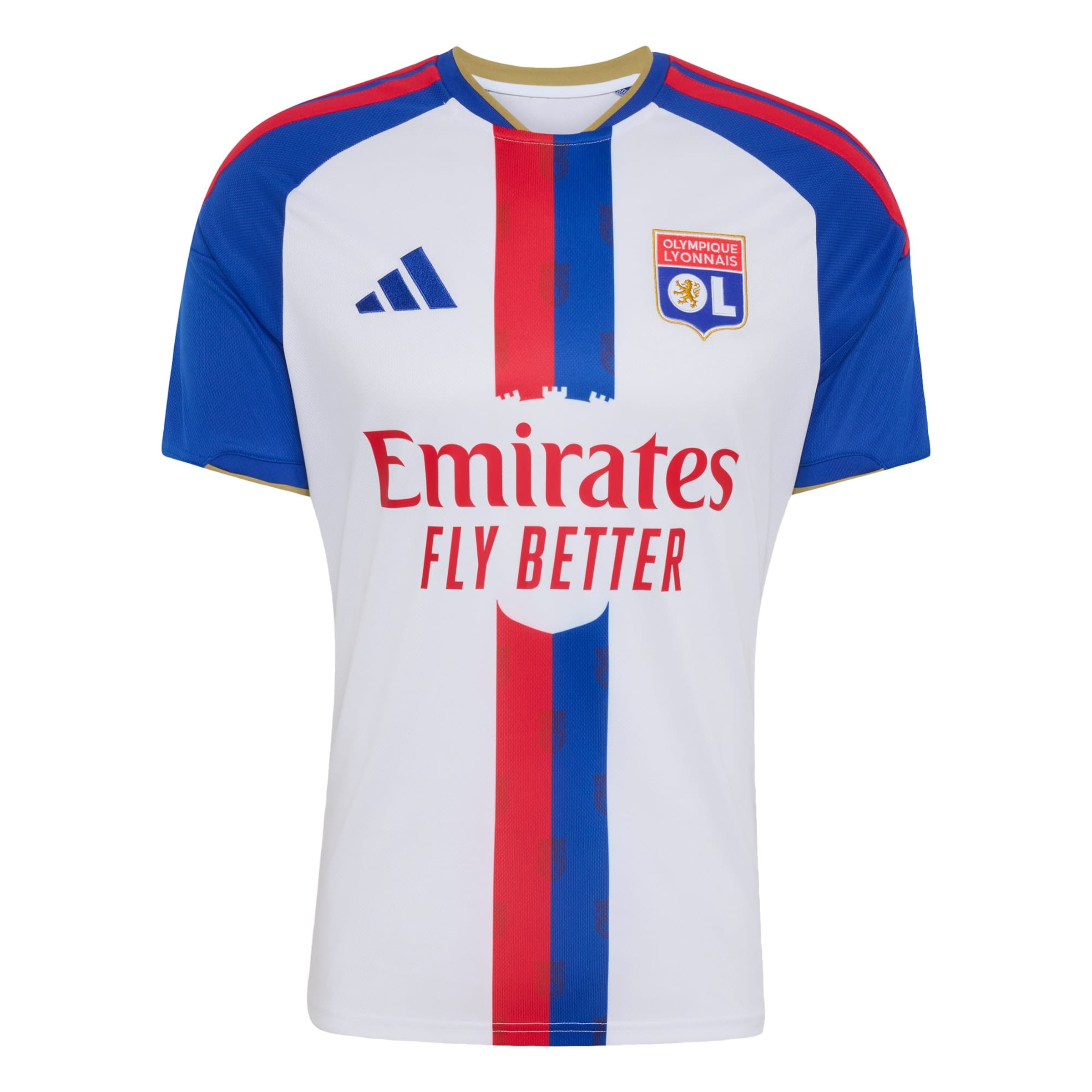 Maillot 'Olympique Lyon 26/27' ADIDAS PERFORMANCE en blanc : devant