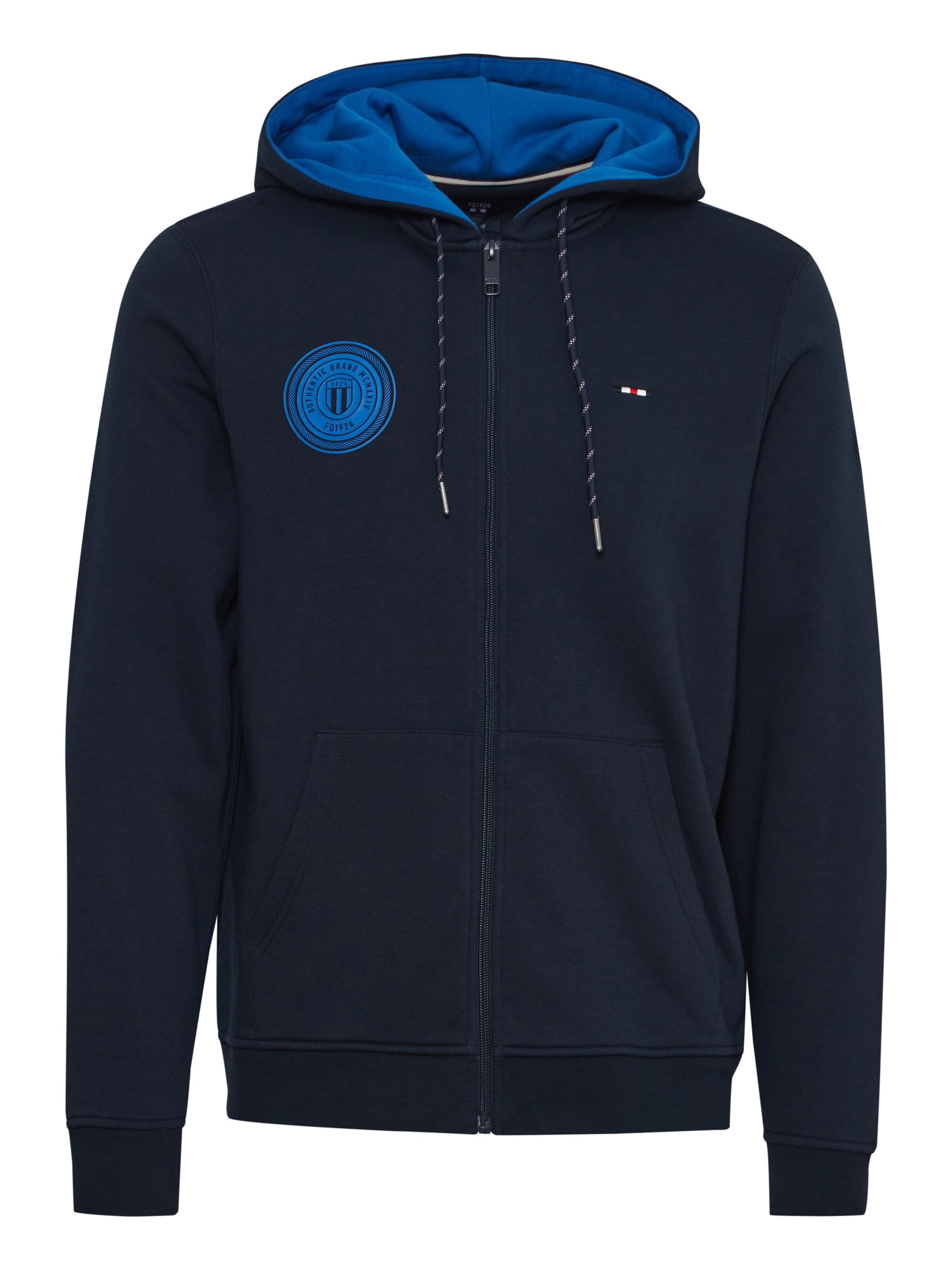 Giacca di felpa di FQ1924 in blu: frontale