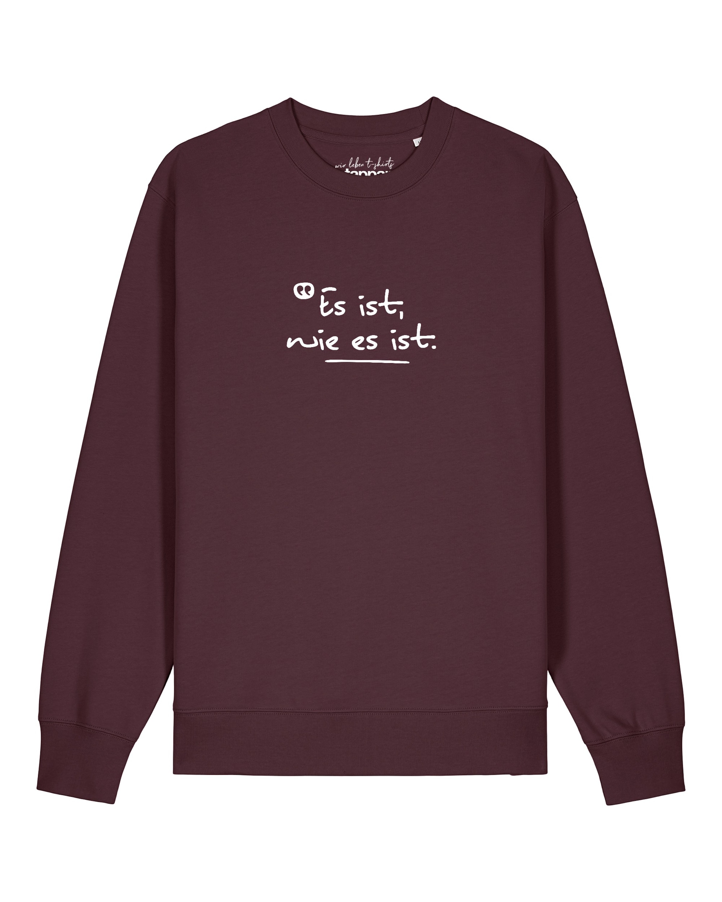 Watapparel Sweatshirt in Rood: voorkant