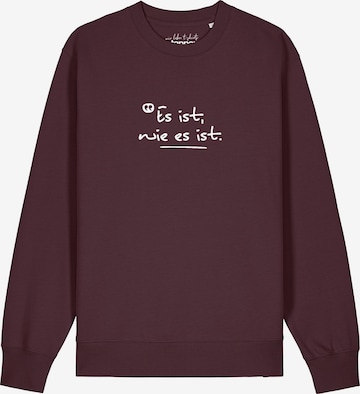 Watapparel Sweatshirt in Rood: voorkant