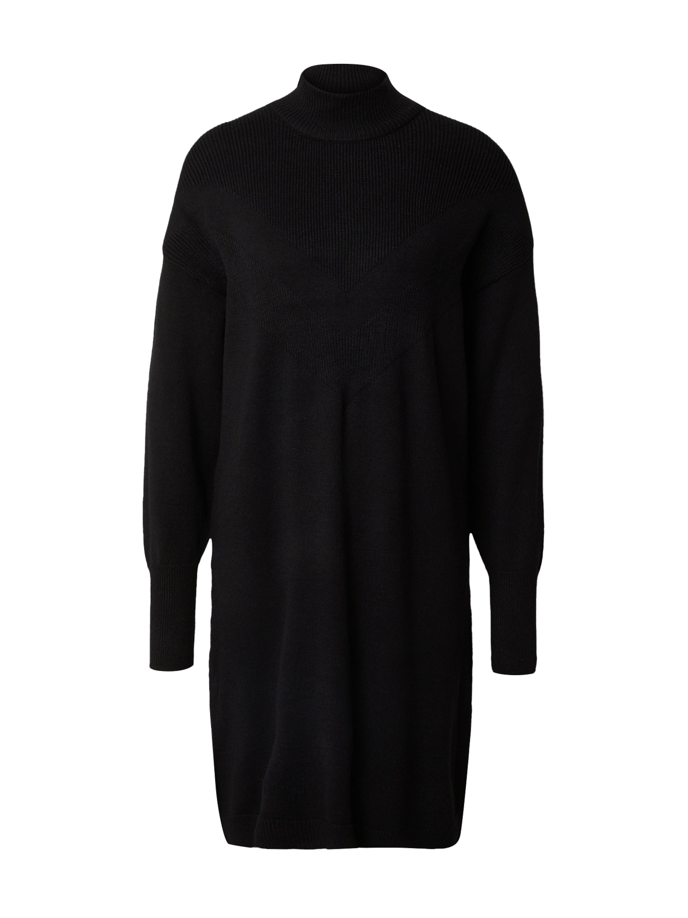 b.young Kötött ruhák 'NONINA' - fekete: elől