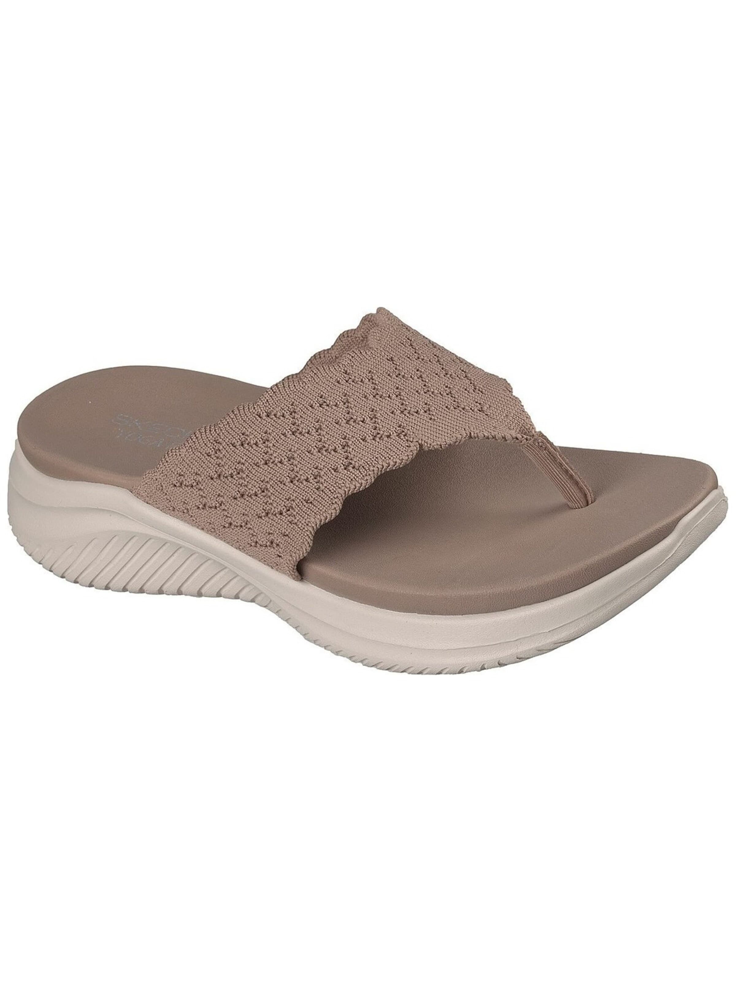 SKECHERS Sandal 'Skechers Ultra Flex 3.0 Sandal-rhythm' in Brown: front