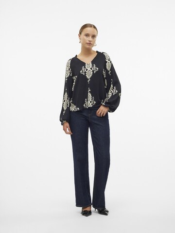 VERO MODA Shirt 'VMQUE' in Zwart