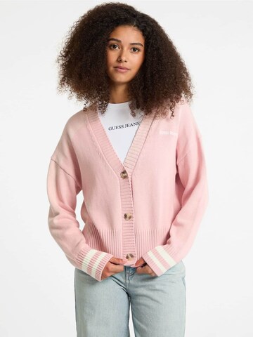 GUESS Strickjacke in Pink: Vorderseite