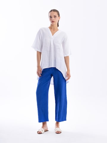Haris Cotton Blouse in White
