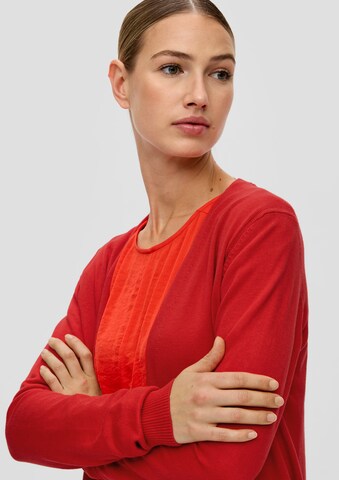 Cardigan s.Oliver en rouge