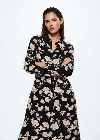 Robe-chemise 'Grape' MANGO en noir