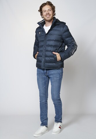 KOROSHI - Chaqueta de invierno en azul