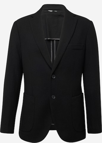 SELECTED HOMME - Ajuste regular Chaqueta saco 'OBAN' en negro: frente