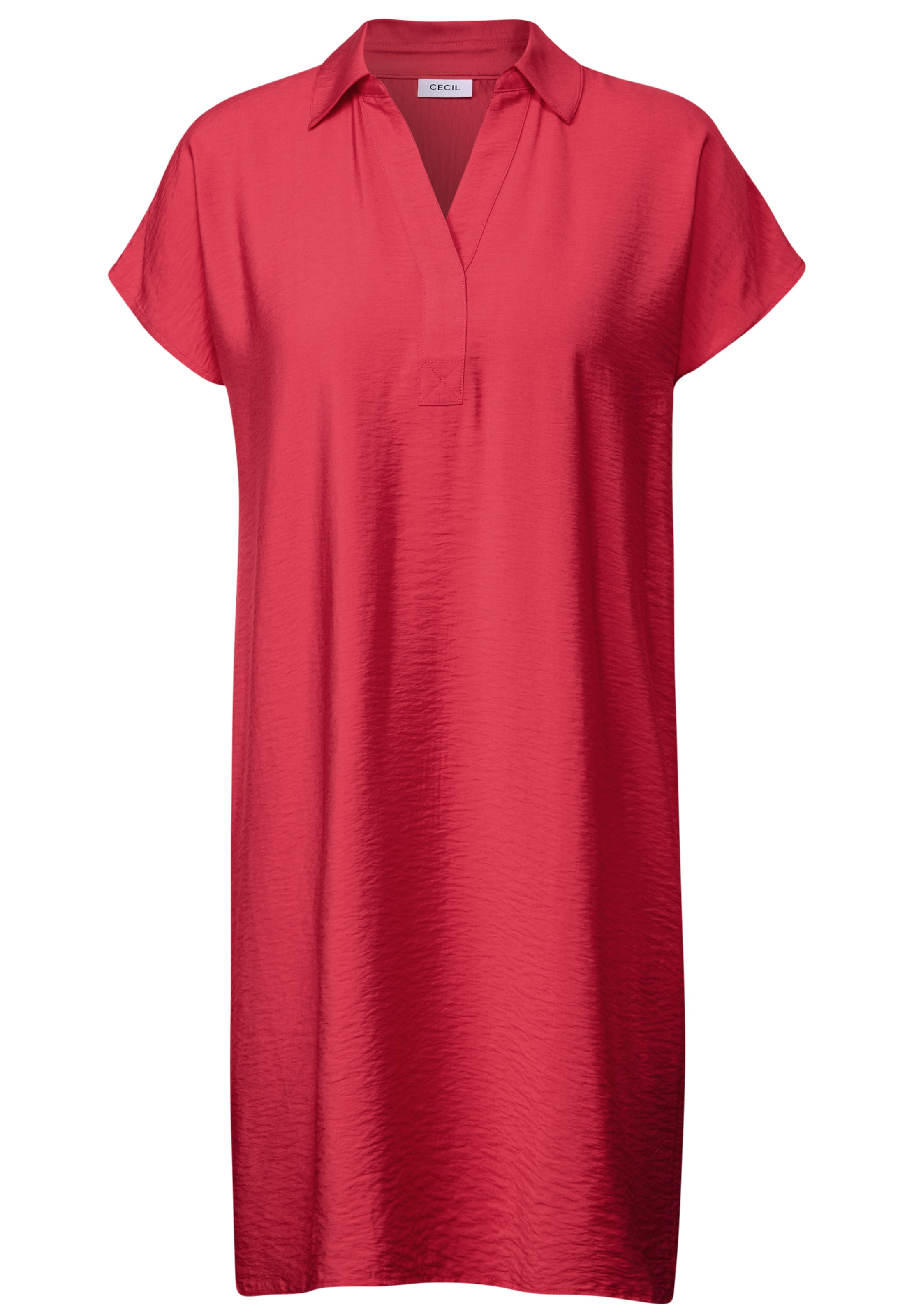 CECIL Blusenkleid in Rot: Vorderseite