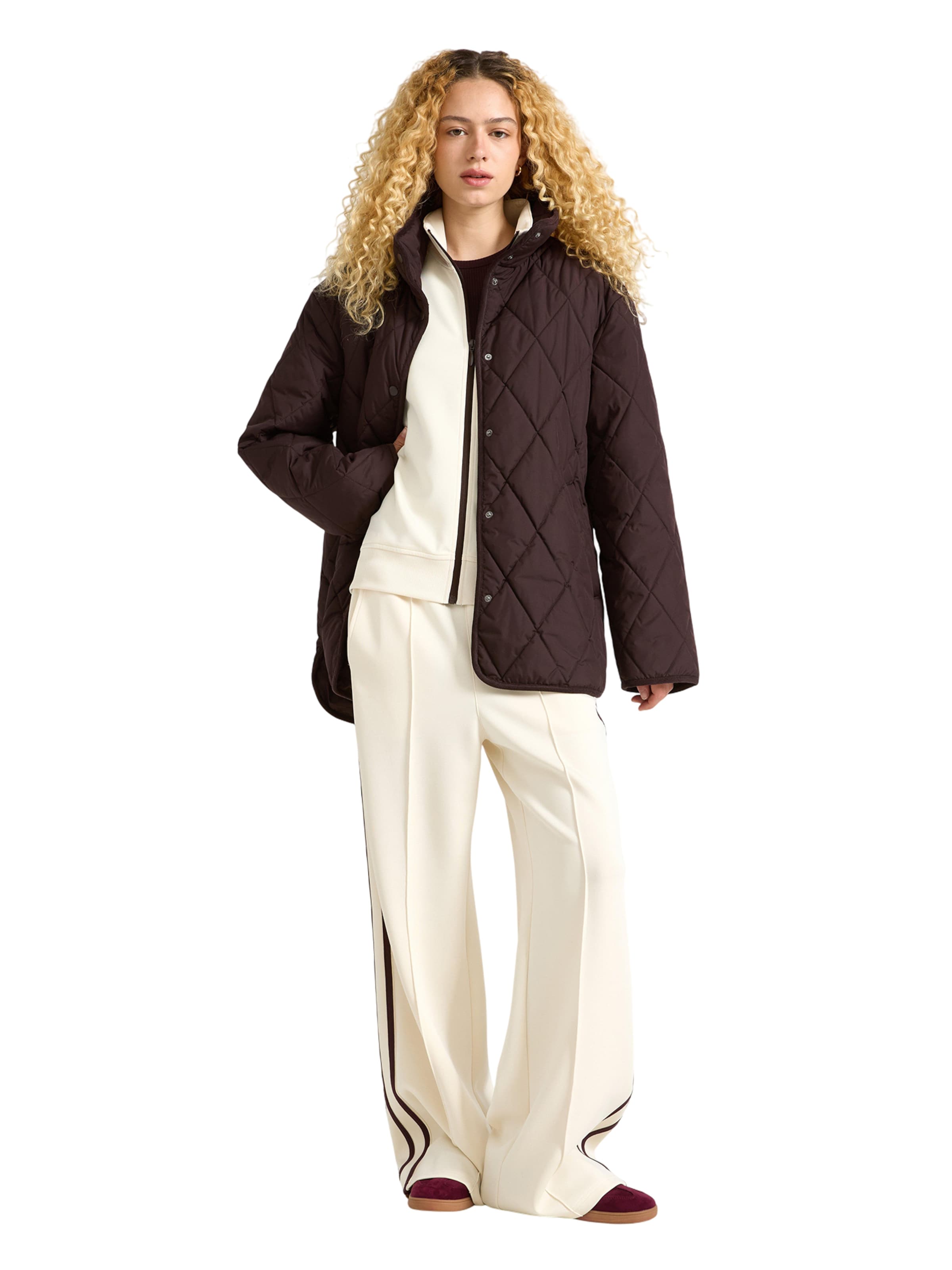 raudona Lindex Demisezoninė striukė 'Luca': priekis