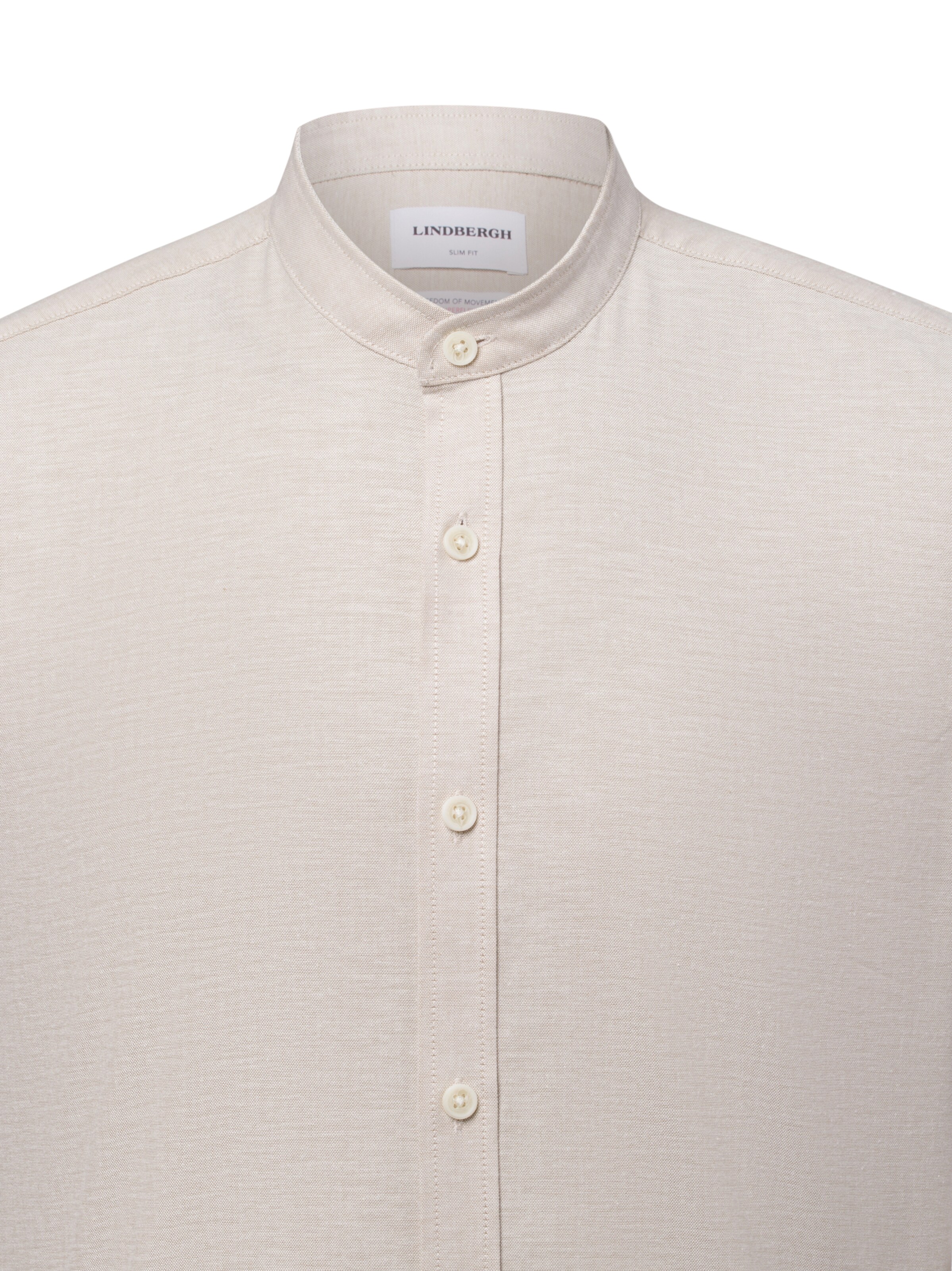 Lindbergh Regular Fit Hemd in Beige