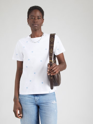 Hailys T-shirt 'Me44lli' i vit: framsida