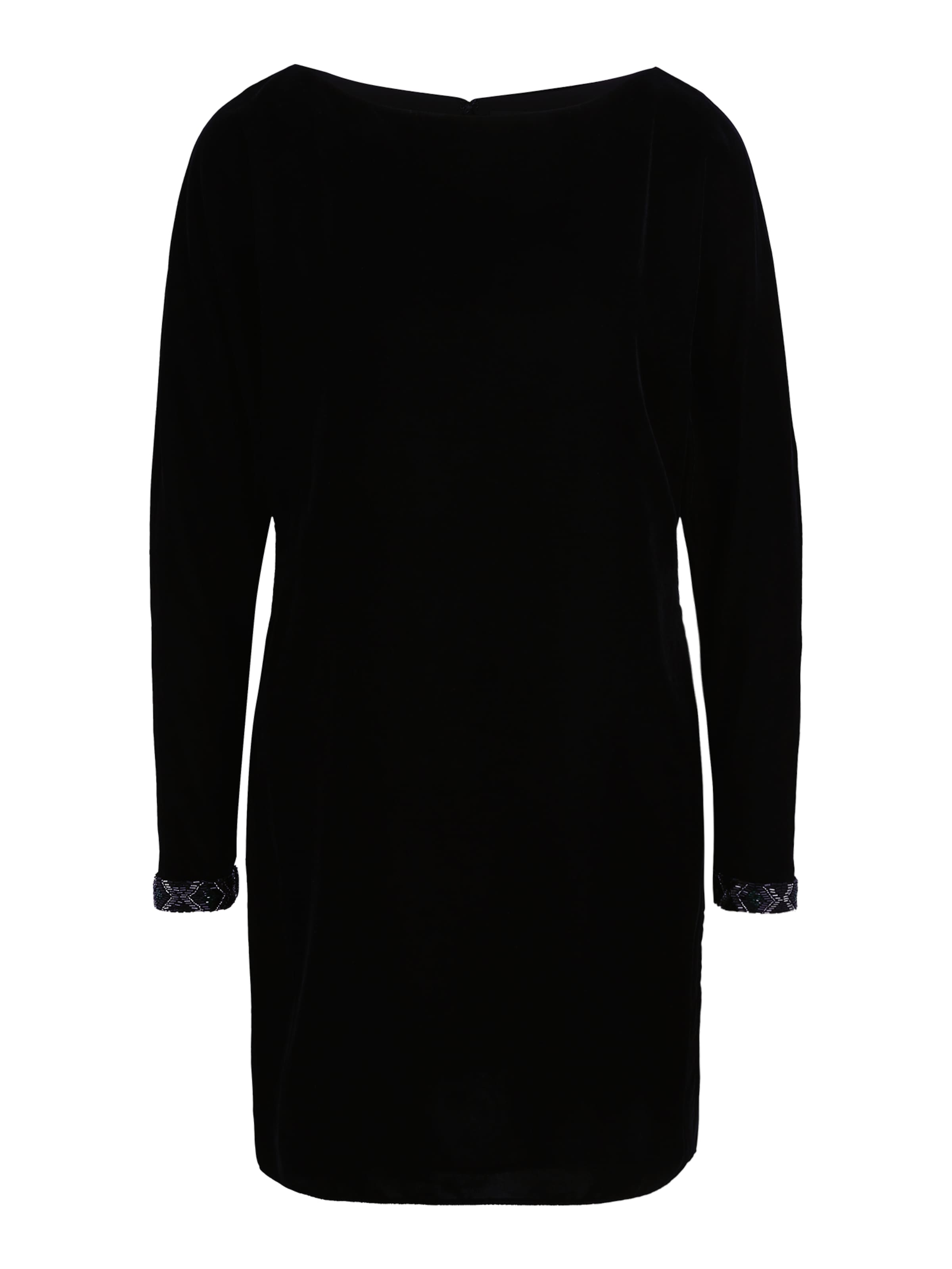 Lauren Ralph Lauren Рокля за коктейл 'NAVELLI' в черно: отпред