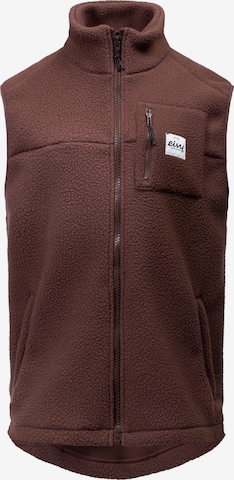 Gilet de sport Eivy en marron : devant