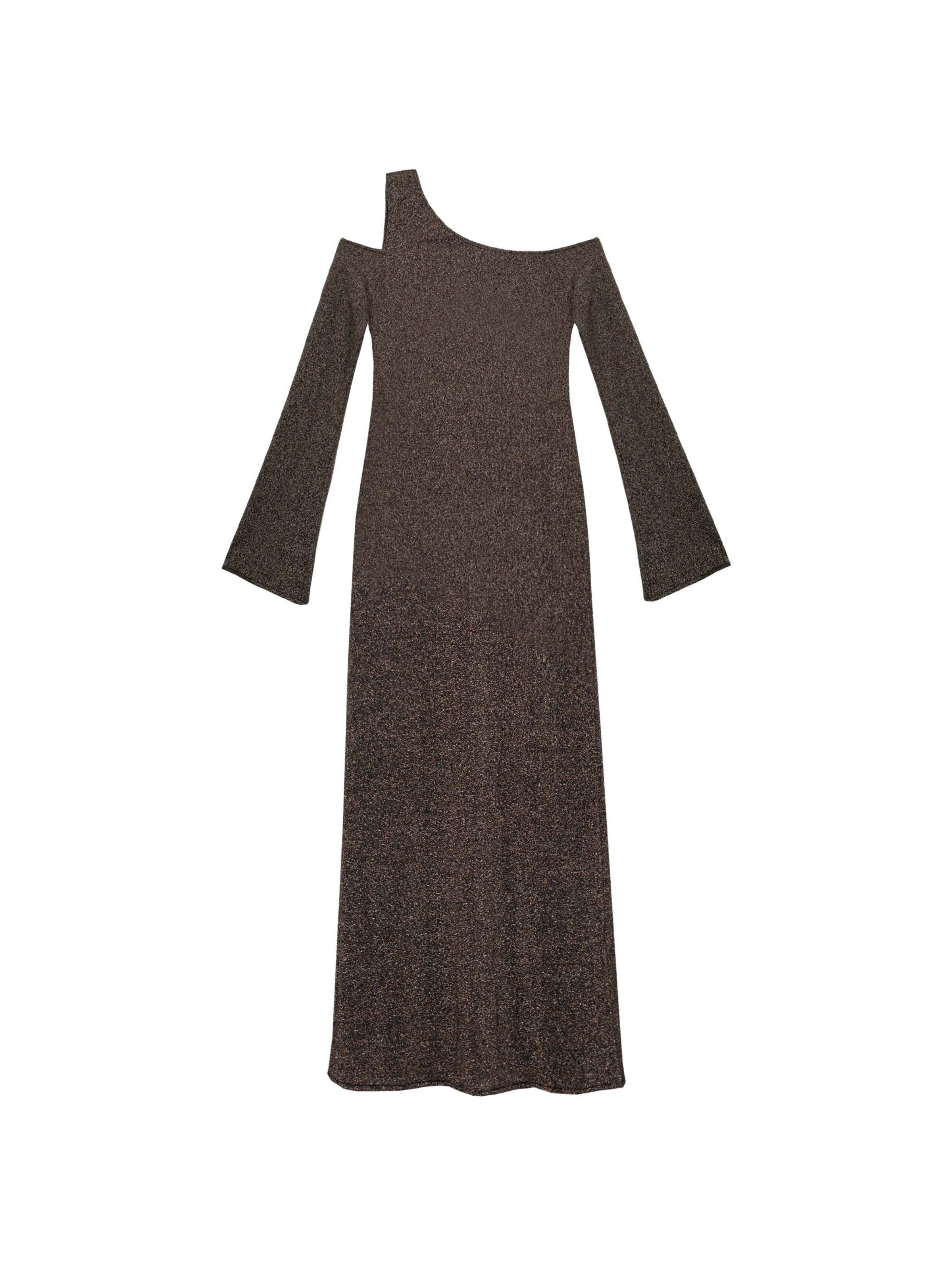 THE-ARE - Vestido en bronce: frente