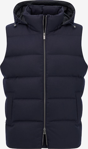 Veste mi-saison Boggi Milano en bleu : devant