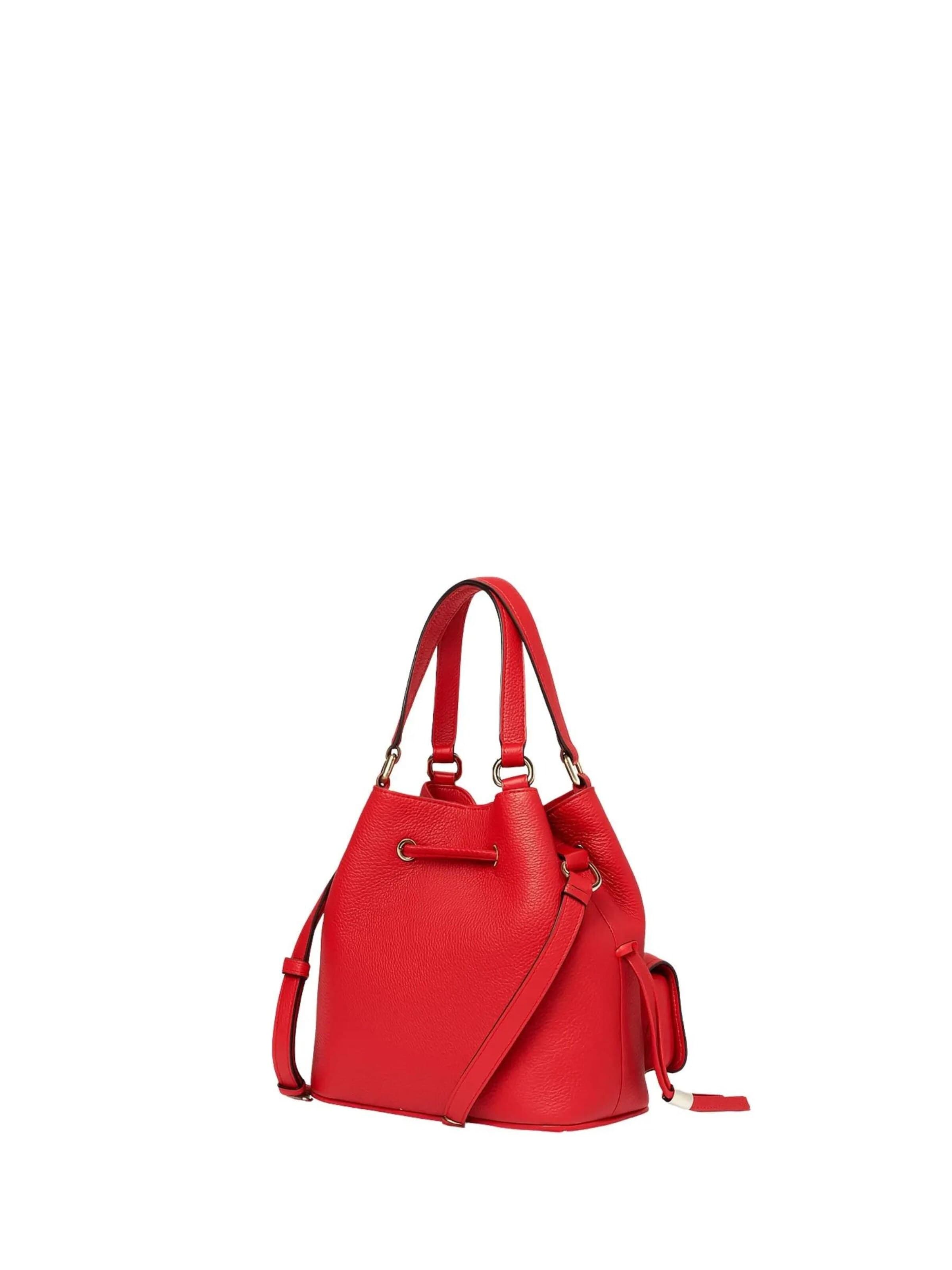 Borsa a mano 'Sac Seau M Lancel 1Er Flirt Rouge' di Lancel in rosso