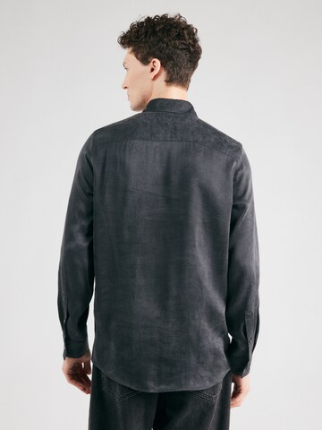 DRYKORN Regular fit Button Up Shirt 'RAMIS' in Black