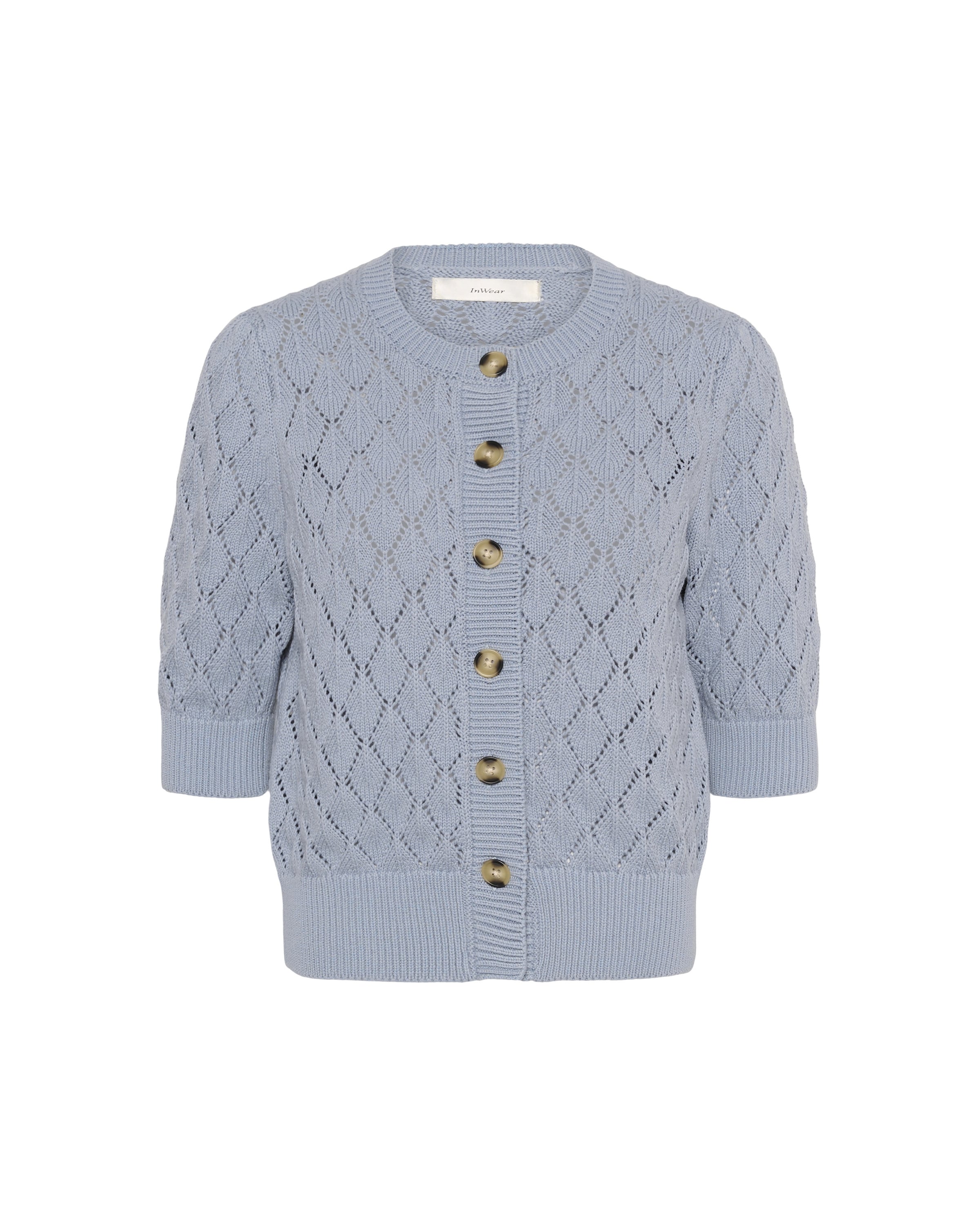 InWear Kardigan 'Baletta' – modrá: přední strana