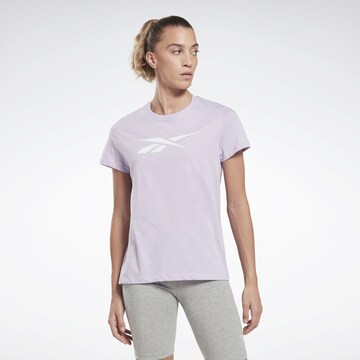 Reebok Functioneel shirt in Lila: voorkant