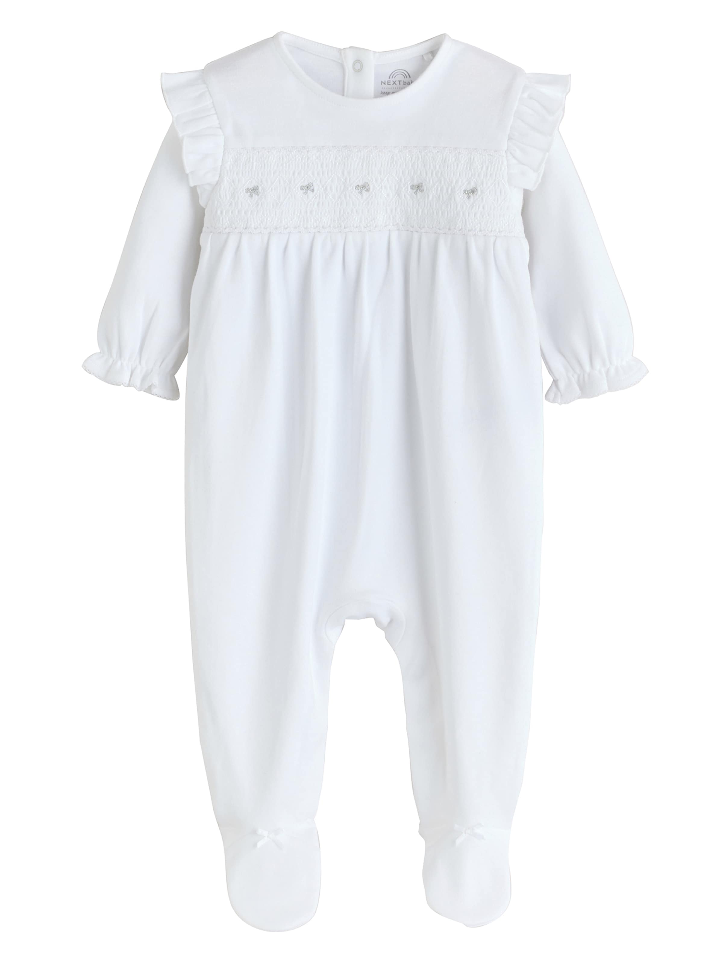 Tutina / body per bambino di Next in bianco: frontale