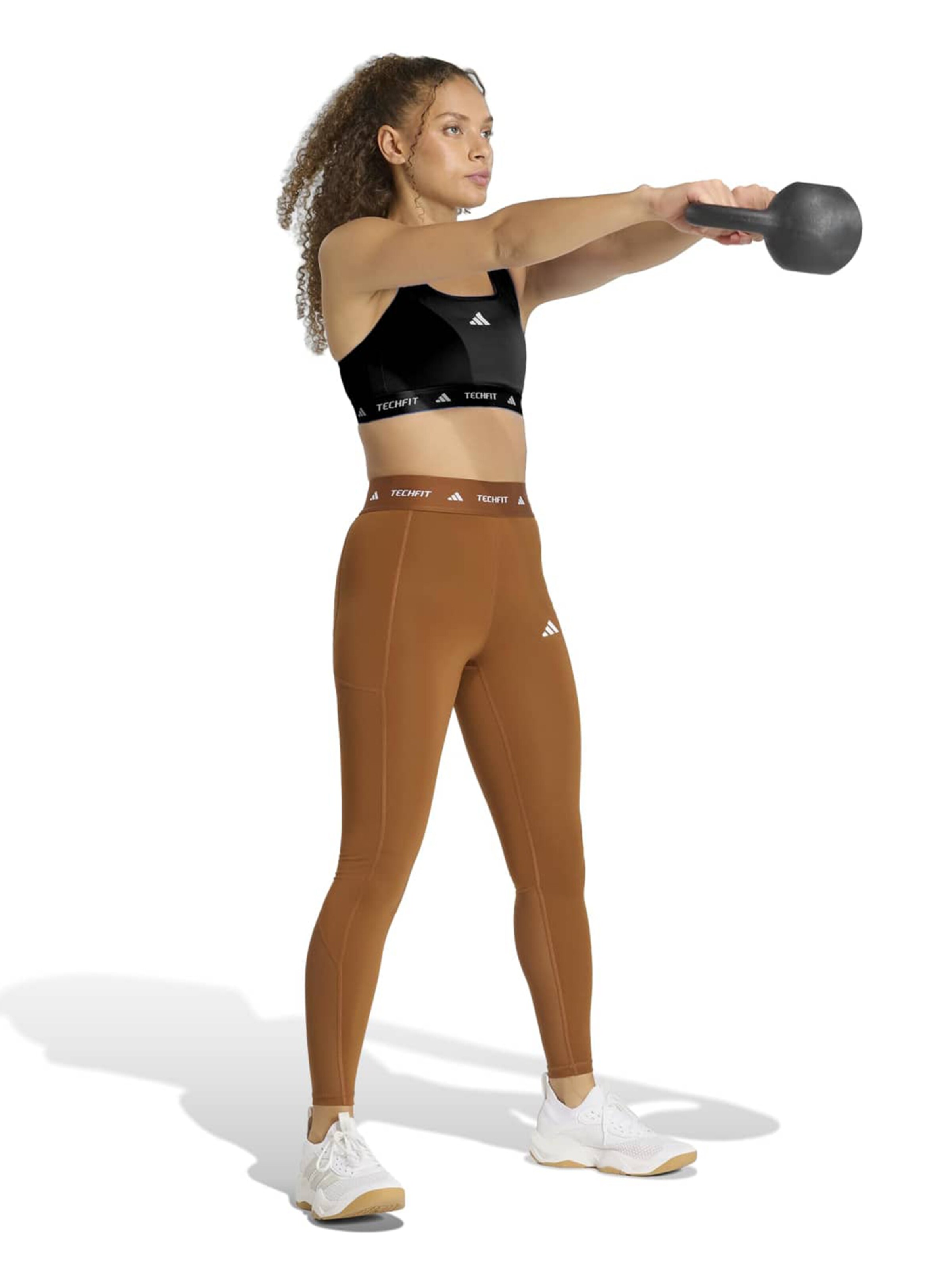 ADIDAS PERFORMANCE Скинни Спортивные штаны 'STASH' в Коричневый