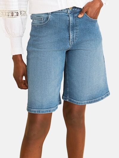 love & roses Jean en bleu denim, Vue avec produit